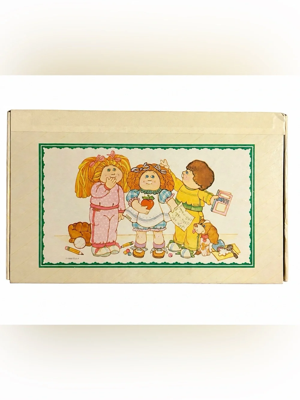 Vintage 1984 Cabbage Patch Kids Pencil Crayon Box Case Current school box